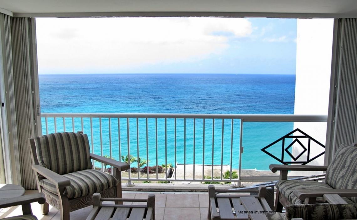 Terrace waterfront view